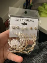 Acrylic Earings Jewelry Geometric Pearl Big-Circle-Statement Fashion Plain Women Party