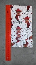 Gift-Bags Boxes Guests-Packaging Merry-Christmas Deer Candy Stickers No Party with Snowflakes