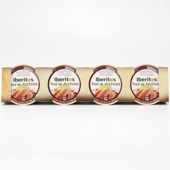 

Pate de anchovies IBERITOS - Pack with 4 units from 25g - PATE anchovy