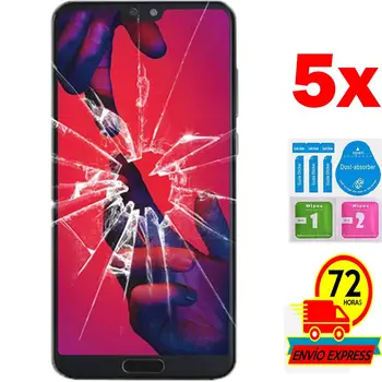 

5x Protectors Screen Tempered Glass for for HUAWEI P20 (Not Full SEE INFO) KIT