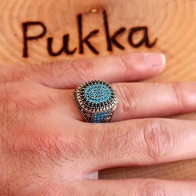 Feroza Stone Mudrika (फिरोज़ा अंगूठी) | Buy Certified Turquoise Ring