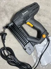 DEKO-pistola de aparejos y grapadora eléctrica, DKET02, grapa de muebles, para marco con grapas y herramienta de carpintería