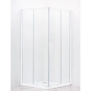 

Shower corner cezares relax 90x90 transparent, white (relax-a-2-90-c-bi)