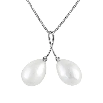 

Pendant without chain 18k white Gold model Daniela (2 diamonds 1,10mm. 0,01 cts)