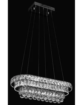 

Ceiling lamp. Pendant. Led light. CHROME METAL AND GLASS. CHROME COLOR AND CLEAR GLASS. Ref. P238A