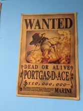 Figuras de acción de One Piece Bounty, pegatinas de pared con estampado de póster artesanal, película Vintage, Playbill, Luffy, papel tapiz de una pieza, 1 Uds.