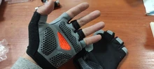 CoolFit-Guantes de ciclismo para hombres y mujeres, prendas de manos antideslizantes a medio dedo para bicicleta y deportes, transpirables y anti choque, nuevos