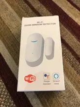 Sensor inteligente de apertura de puerta con Wifi para el hogar, sistema de alarma inalámbrico, detector de puerta, compatible con aplicación Alexa, Google home y Tuya