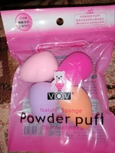 Esponja de maquillaje 4 unids/pack belleza maquillaje fundación de Puff conjunto seco y húmedo esponja Puff de polvo para cara líquido fundación crema