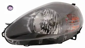 

HEADLIGHT FIAT BIG POINT 07/2008> PARAB. DARK GRAY C/ENGINE 7PIN Left Compatible