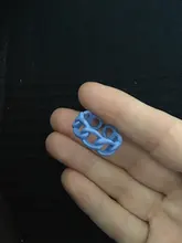 Anillos de cadena geométricos pintados a mano para mujer, joyería de anillos abiertos irregulares Multicolor, aceite de caramelo, nueva moda 2021