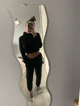 Hirigin-Conjuntos de moda de Invierno para mujer, chándal Sudadera con capucha y pantalones de chándal, conjunto deportivo informal, 2 piezas, 2020