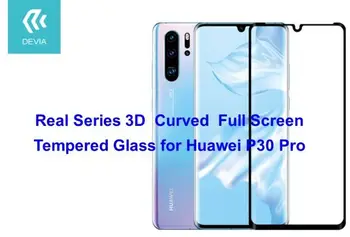 

Tempered glass film Full 3D Huawei P30 Pro Black