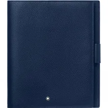 Монблан держатель блокнот Meisterstuck мягкая зерно мой офис голубой 124128