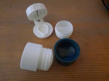 4 en 1 portátil 4 capas de polvo amoladora de tableta en polvo cortador de píldoras separador de medicamentos caja trituradora de almacenamiento 3 colores