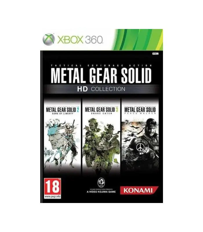 Metal gear Solid HD коллекция X360 видеоигры Konami Accción возраст 16 + |