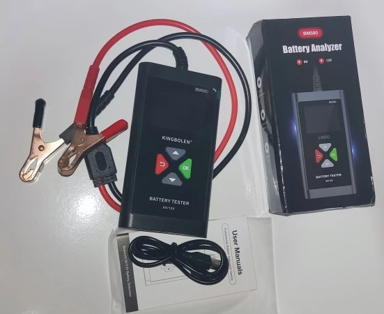 Отзыв о товаре Автомобильный тестер батареи KINGBOLEN BM580 12V 6V CCA Circut тестер Cranking зарядка инструменты BM550 Автомобильный анализатор батареи от пользователя Покупатель 
