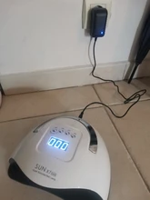 Sol X7MAX UV secador de uñas LED/180/120W esmalte de Gel lámpara de curado con Sensor de moviminento LCD Pantalla de secado rápido de Gel UV herramienta para manicura