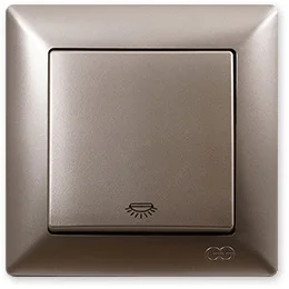 

PnpnElectrıc Gns Visage Ambiance Metallic Beige Liht 10A 220V AC Push Button