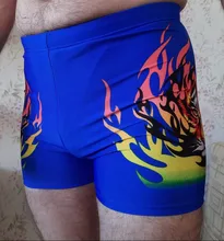 Tiger Flame-bañadores de talla grande para hombre, ropa de playa, pantalones cortos, traje de baño