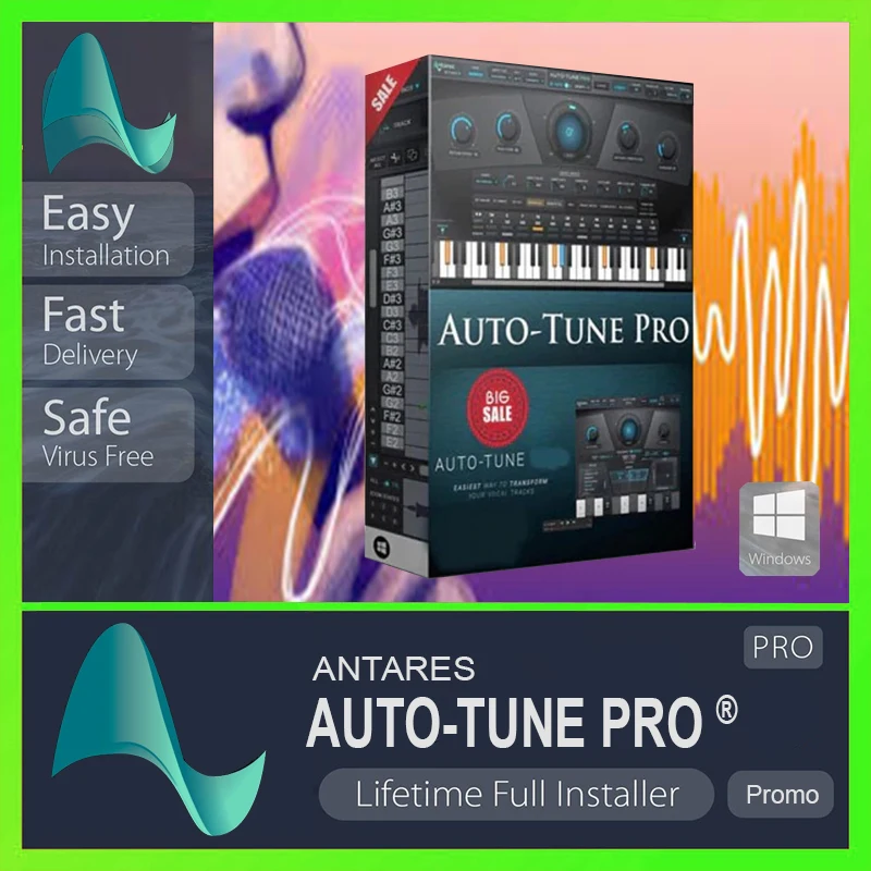 Antares-Auto-Tune Pro paquete 2021 VST, versión completa de por vida