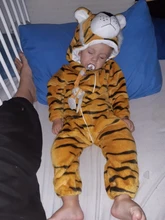 Monos de invierno para bebé, disfraz de Kigurumi Lion para niñas y niños pequeños, mono de Animal, ropa infantil, pijamas, monos