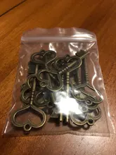 4 piezas de llave de bronce antiguo de 4 piezas de aleación de Metal de Color 46mm accesorios de bricolaje