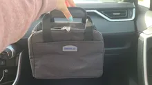 PURDORED-fiambrera grande portátil para mujer, bolsa impermeable para comida, Picnic, fiambrera, aislante, bolsa fresca para comida Bento, 1 ud.