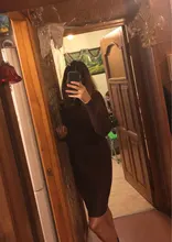 Knitted Dresses Robe Sweater Loose Maxi Oversize Long-Sleeve Winter Womens Vestido Autumn