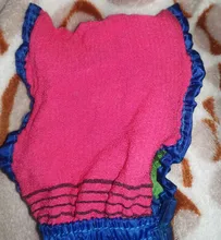 1 exfoliador de Spa de ducha guante de baño de dos caras exfoliación de limpieza corporal Mitt frotar piel muerta guante de peeling mágico