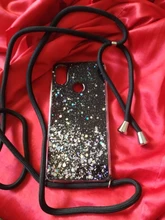 Funda con cordón de cadena para Xiaomi, funda suave con correa brillante para Xiaomi Mi 10 CC9 E 8 9 SE 9T Pro A3 A2 Lite 6X 5X Mix Max 2 S 3 F1