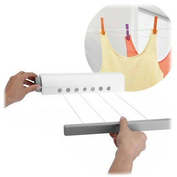 

Folding clothes line Retractable Roll-up