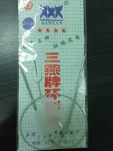 Aguja para tejer suéter de 43/60/80cm, anillo de acero inoxidable, tejido de agujas, Kits de costura Circular, herramienta para tejer DIY