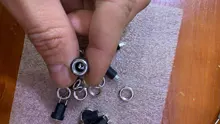 10 Uds. Fuente de alimentación de CC conector de montaje en Panel hembra 2-Pin 5,5X2,1mm adaptador de enchufe 2 tipos de terminales 3A 12v