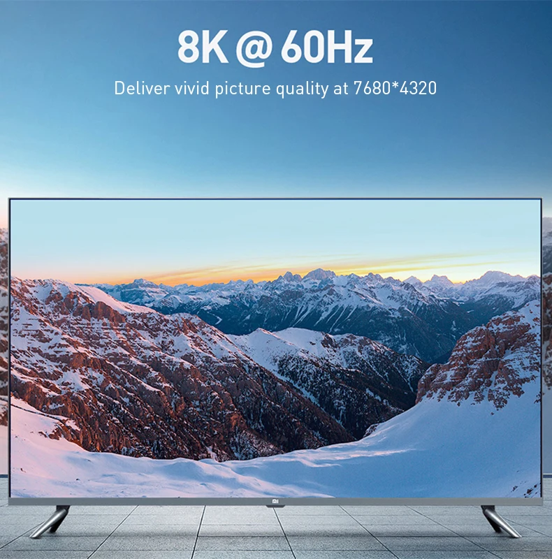 Фото Кабель MOSHOU HDMI 2,1 48 Гбит/с 8K @ 60 Гц 4K @ 120 Гц, ультраскоростной HDMI-шнур HDCP 2,2 и 2,3 HDR 10 eARC для Dolby Vision атмосферs №4