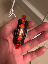 Luz LED trasera para bicicleta de montaña, resistente al agua, recargable vía USB, linterna de advertencia de seguridad