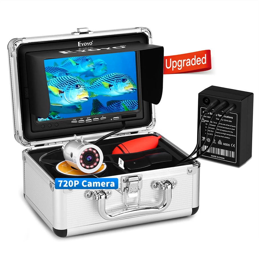 Eyoyo 30m Underwater Fishing Camera Ice Fish Finder Upgrated 720P