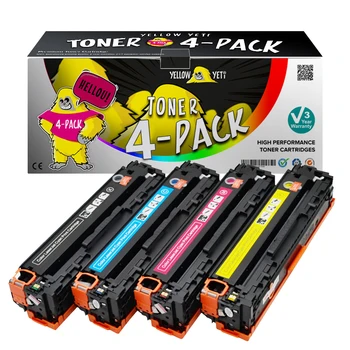 

4pcs CB540A CB541A CB542A CB543A 540A Compatible Toner Cartridge for HP LaserJet Cp1515n CP1210 CP1215 CP1518 CP1518ni printer