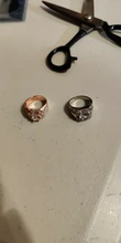 FDLK suntuoso de los hombres de aleación de Zinc de anillo de 2,0 quilates Natural cristal CZ blanco anillo venda de boda de los hombres joyería de fiesta
