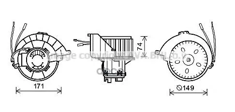 Electric Motor, Blower Ava. OL8628