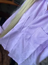 KPYTOMOA-blusas holgadas asimétricas de manga larga para mujer, camisas de pana con bolsillos de gran tamaño a la moda, Tops Chic para mujer 2020