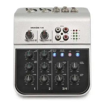 

Mix02-1a mini mixing console, 6 channels, Soundking