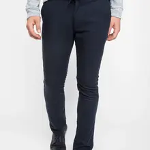 Дефакто мужские однотонные облегающие повседневные брюки, мужские Классические Стильные прямые брюки из хлопка высокого качества, модные мужские брюки-J2833AZ18AU