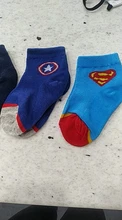 Calcetines de algodón de superhéroe para niños, 5 par/lote