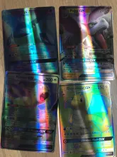 10-300 Uds francés versión tarjetas de Pokemon V GX MEGA equipo EX juego Tarjeta de batalla
