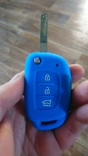 Funda de silicona titular de la clave para Hyundai Solaris Creta Ix25 Kona Tucson Sonata I40 Elantra Ix35 I20 Ix45 2019 clave Set de fundas