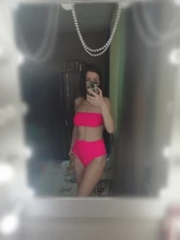 Cintura alta Bikini 2021 negro Sexy traje de baño mujeres traje de baño de la pierna conjunto de Bikinis Bandeau natación para baño traje de baño trajes de baño