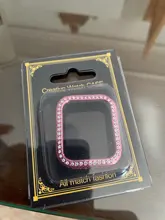 Funda protectora de parachoques de diamante para Apple, funda para reloj de la serie 6 SE 54321 38MM 42MM para Iwatch 40mm 44mm, accesorios de pulsera de reloj