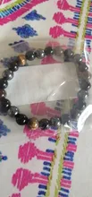 1 unidad de hematita magnética de ojo de tigre, pulsera de cuentas para parejas, imán para el cuidado de la salud para hombres y mujeres, joyería para ayudar a perder peso