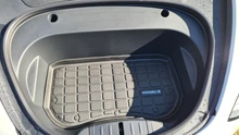 Estera de almacenamiento de maletero delantero de coche Tesla, accesorios de coche, bandeja de carga, TPE, almohadillas impermeables, Modelo 3 2021-2017, novedad de 2021